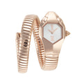 Just Cavalli Women's Signature Snake 22mm Gold Tone Quartz Watch