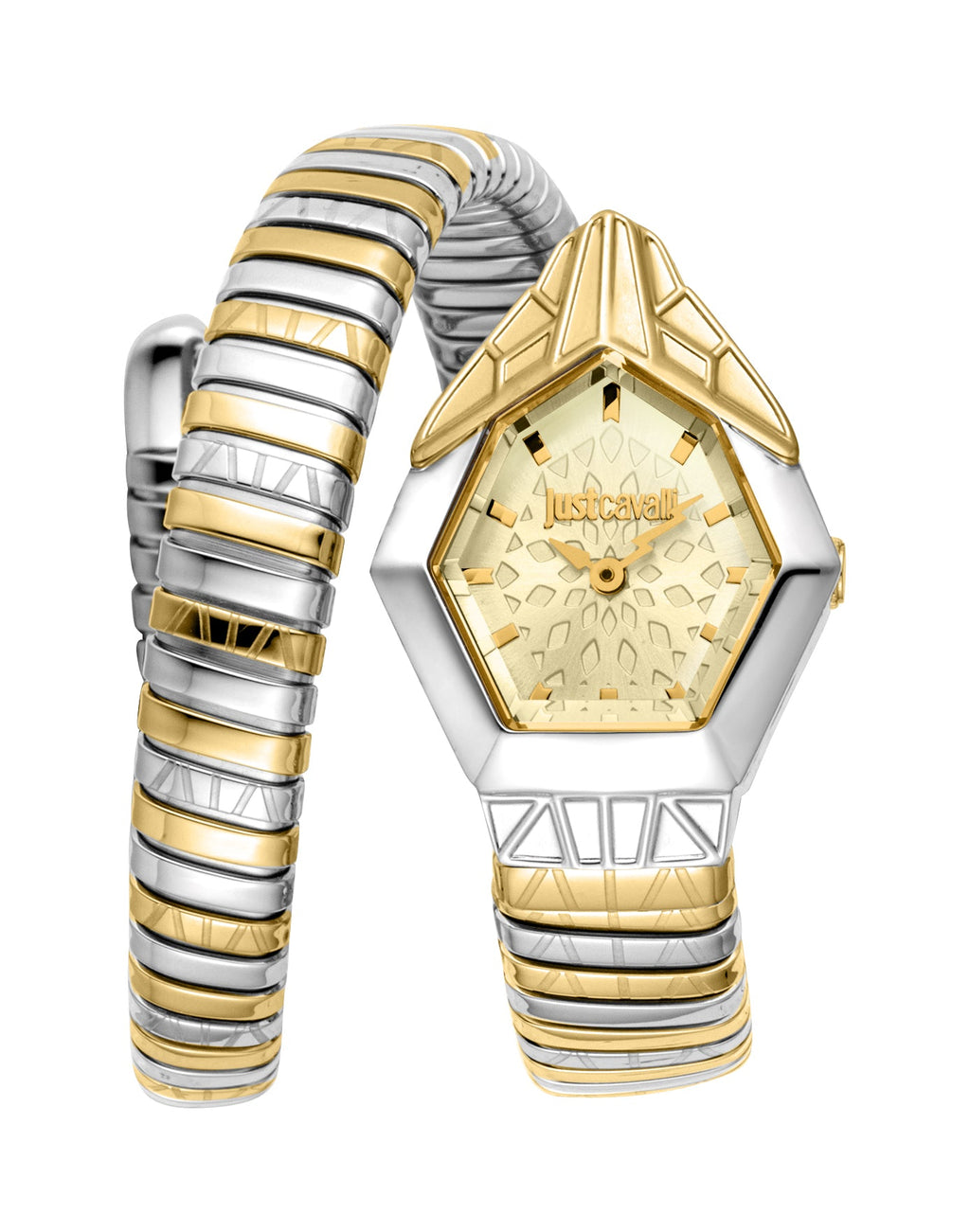Just Cavalli Women's Snake 316L Stainless Steel Watch