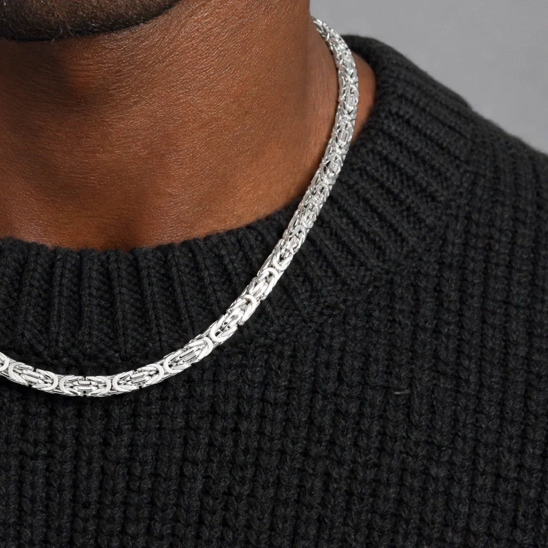 Byzantine Chain (Silver) - 6mm