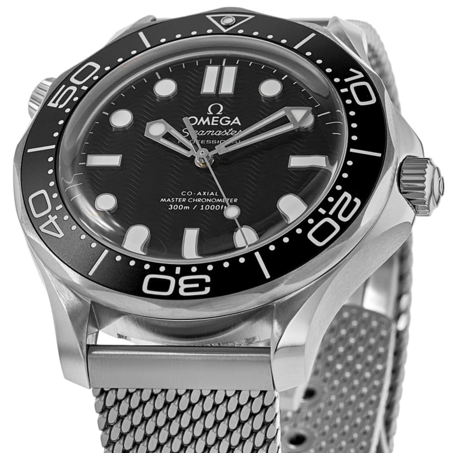 Omega Seamaster Diver 300M Black Dial No Date Steel Men's Watch 210.30.42.20.01.010