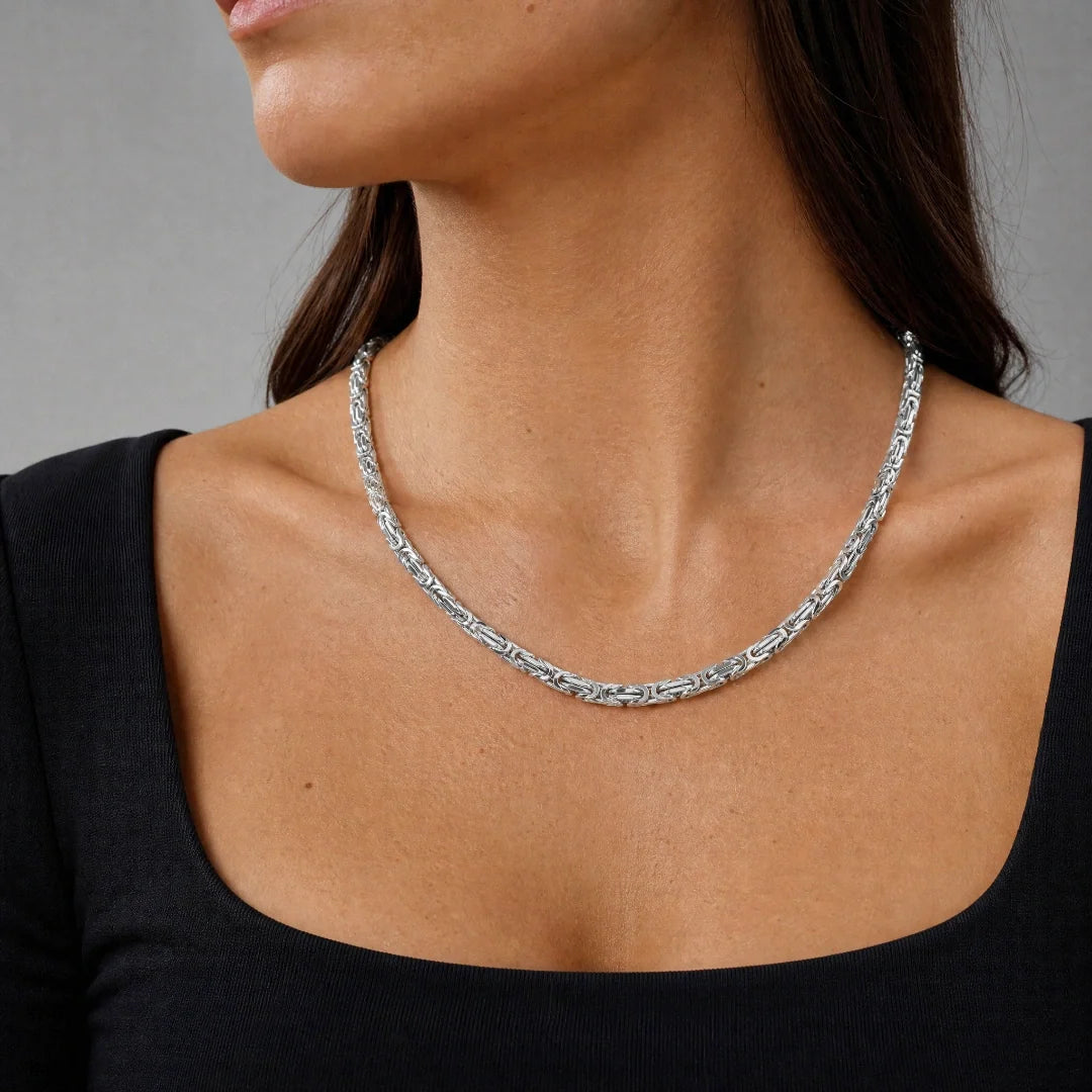 Women's Byzantine Chain (Silver) - 6mm