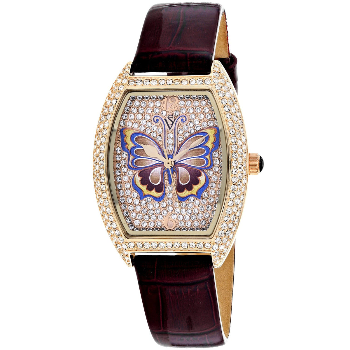 Christian Van Sant Women's Papillon Gold Tonneau 36mm
