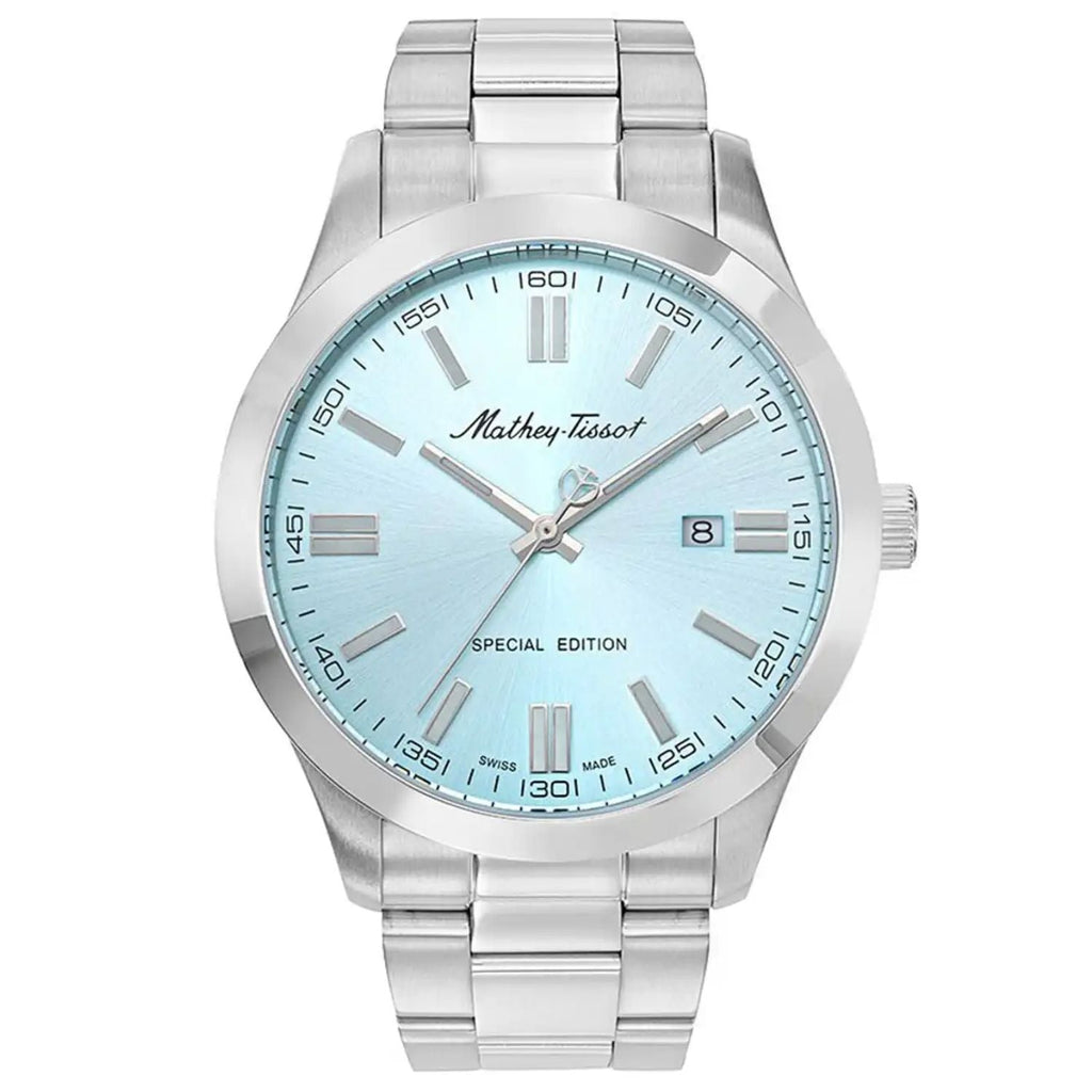 Mathey-Tissot Men's Mathy I Jumbo Blue Dial Watch