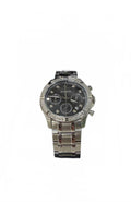 Men's Chronograph Classic Diamond Watch - 44Mm In Silver