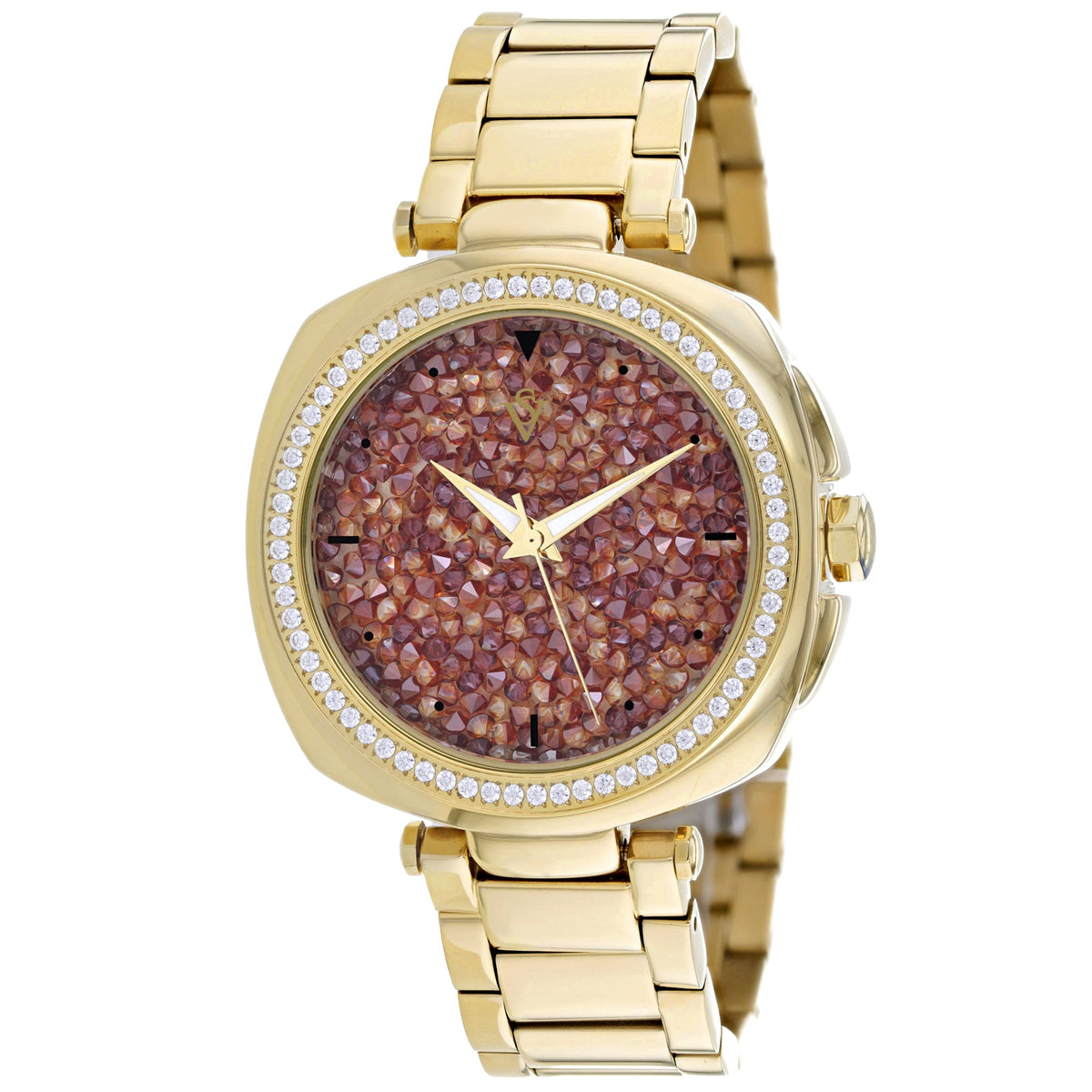 Christian Van Sant Women's Mirabella Orange Dial Watch
