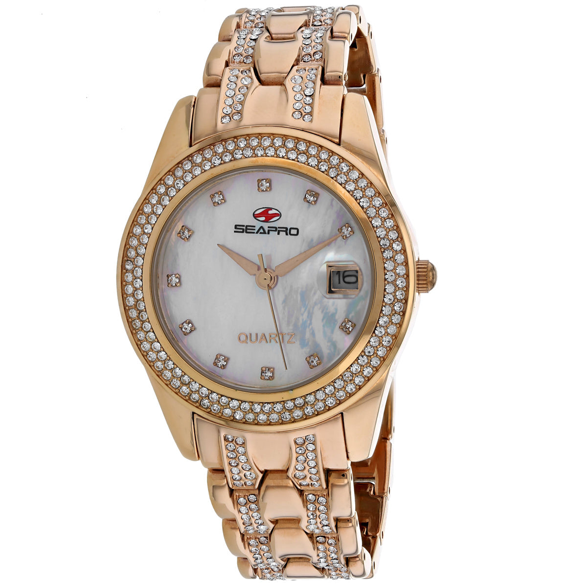 Seapro Women's Intrigue Mother of Pearl Round 36mm
