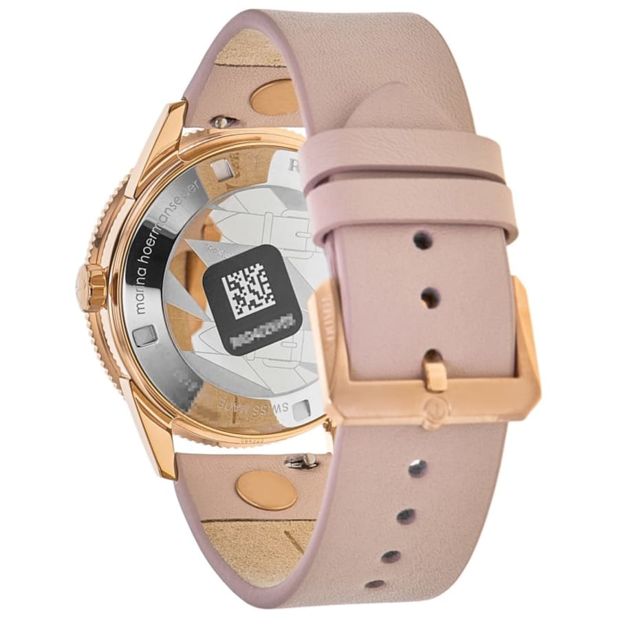 Rado Captain Cook Marina Hoermanseder Special Edition White Diamond Dial Leather Strap Set Women's Watch R32139708