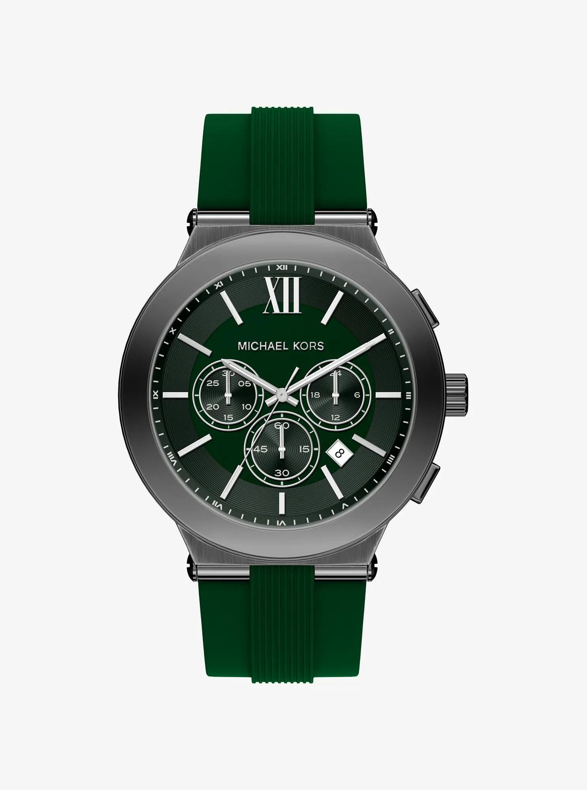 Oversized Billie Gunmetal and Silicone Watch
