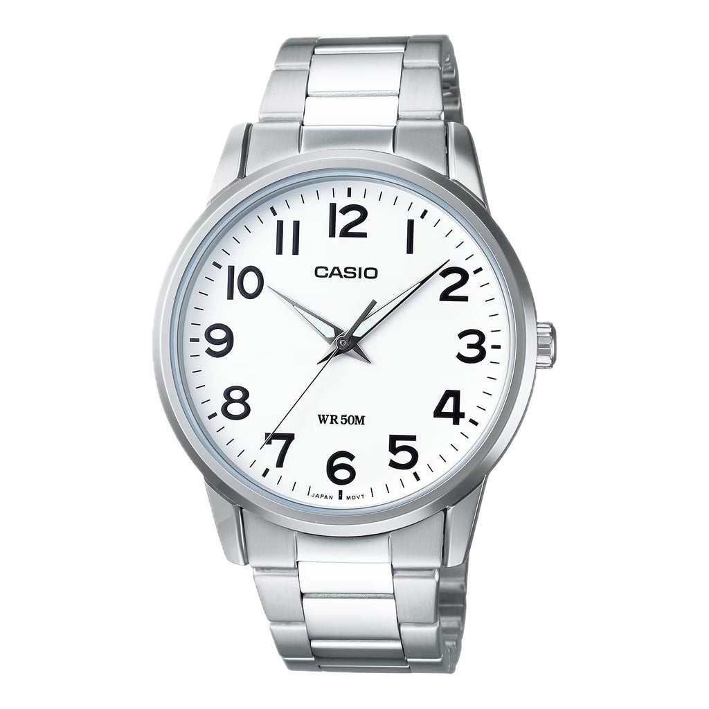 Casio Women’s Silver Stainless Steel Bracelet Watch - LTP-1303D-7BV