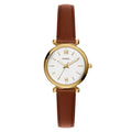 Fossil Women's Carlie White Dial Watch