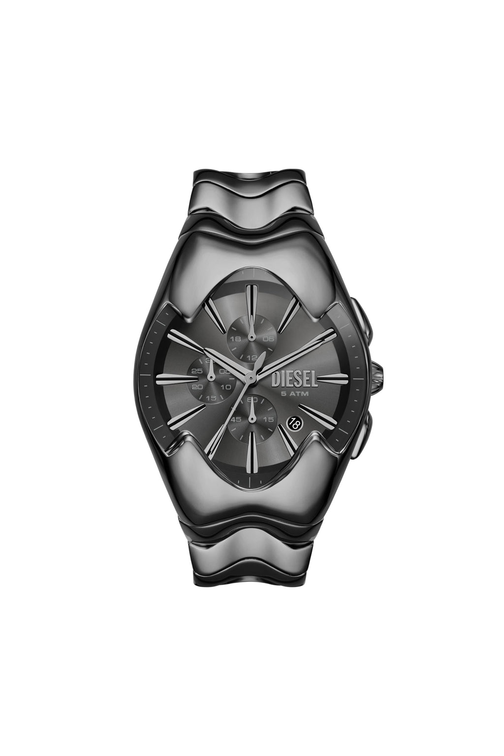 Diesel Mercurial Chronograph Gray Stainless Steel Watch