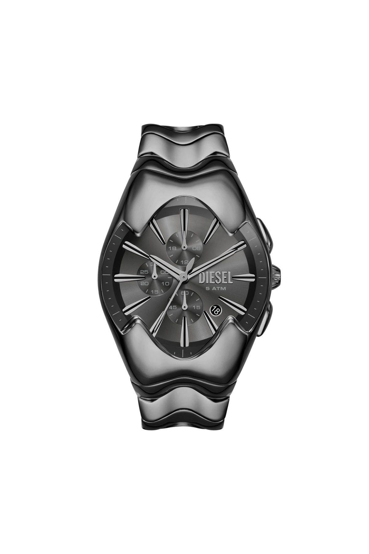 Diesel Mercurial Chronograph Gray Stainless Steel Watch