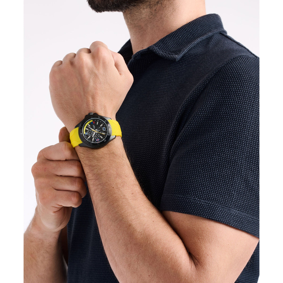 Nautica Mens Nct Leeway Multi-Function Silicone Watch