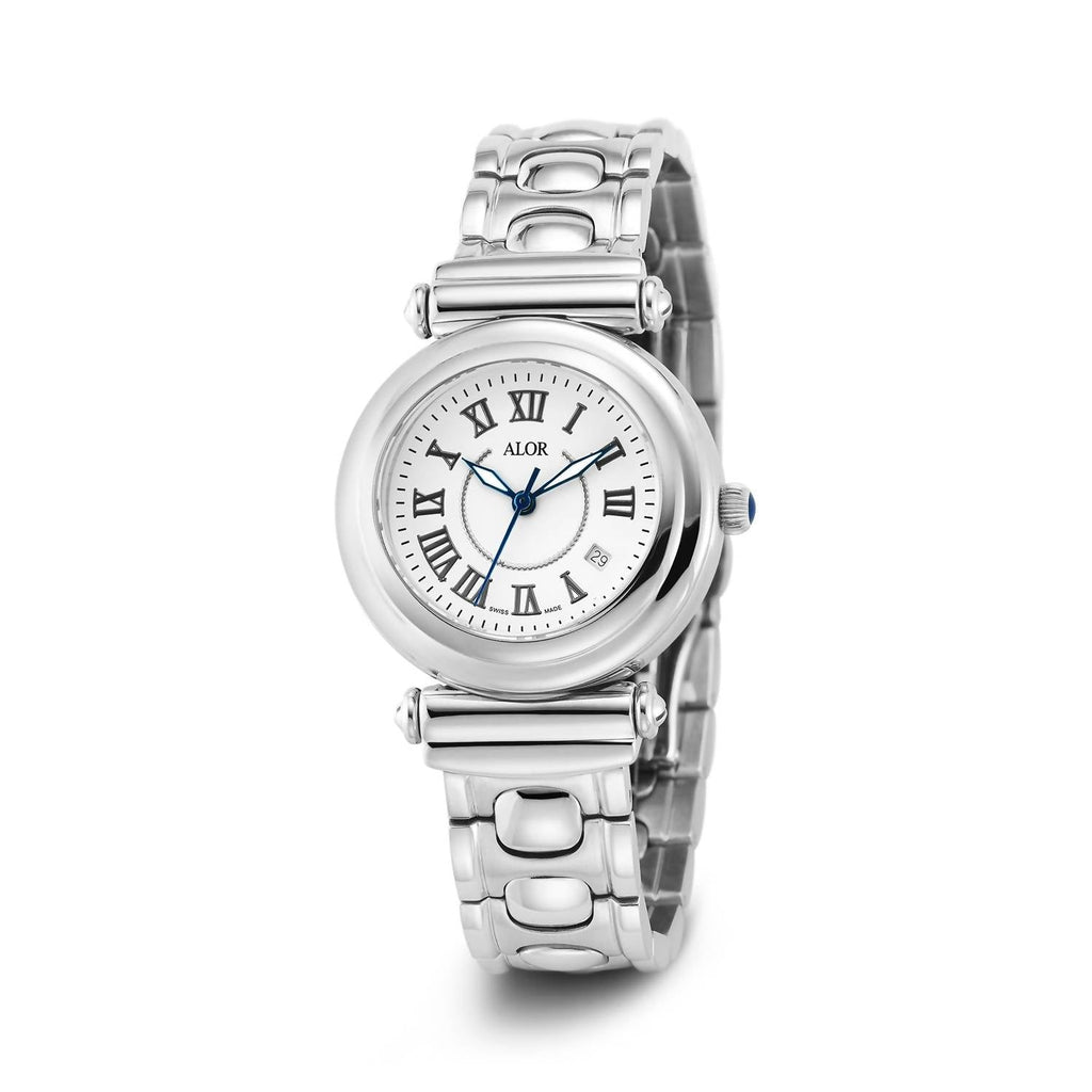 Cascade Bracelet Watch In Silver