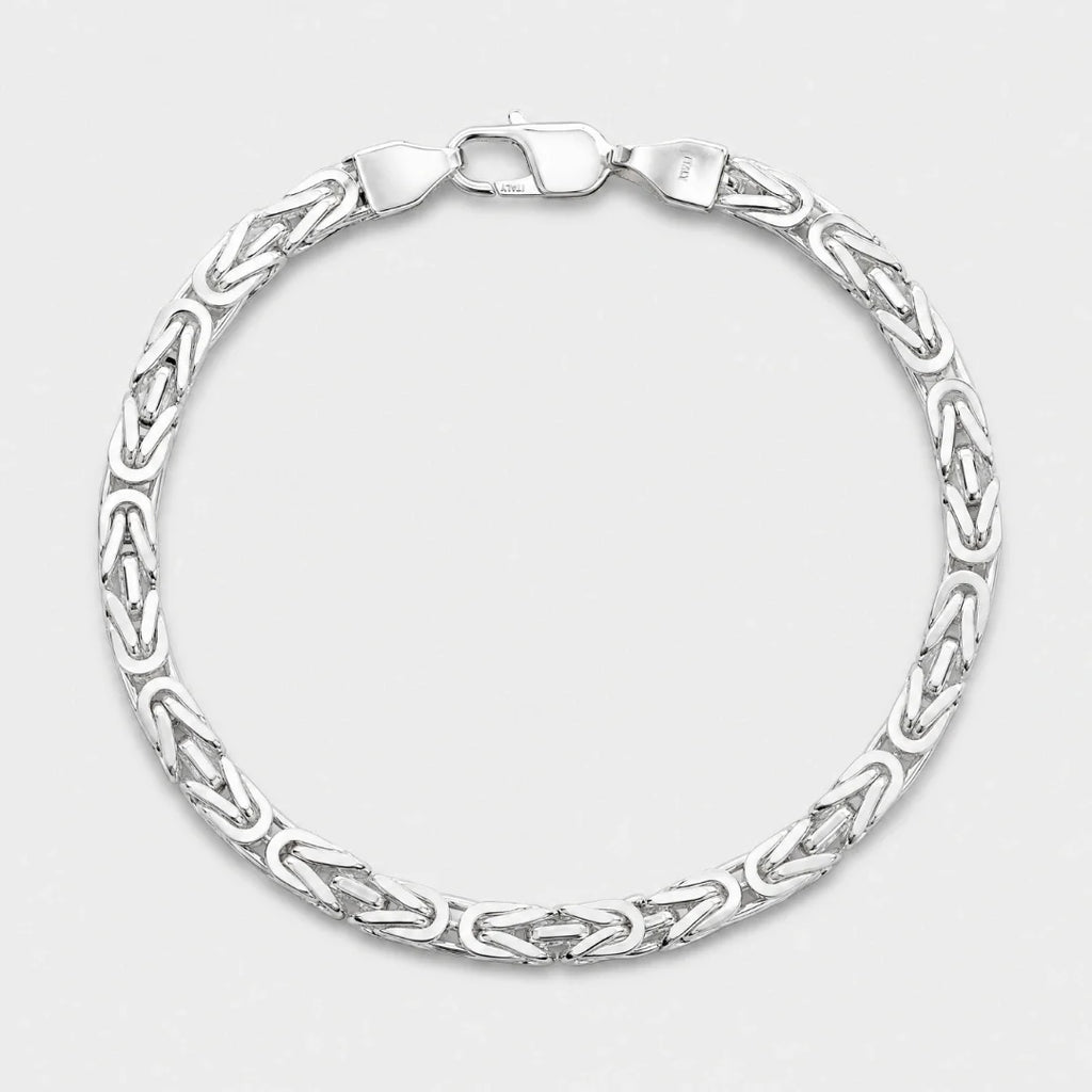Women's Byzantine Bracelet (Silver) - 6mm
