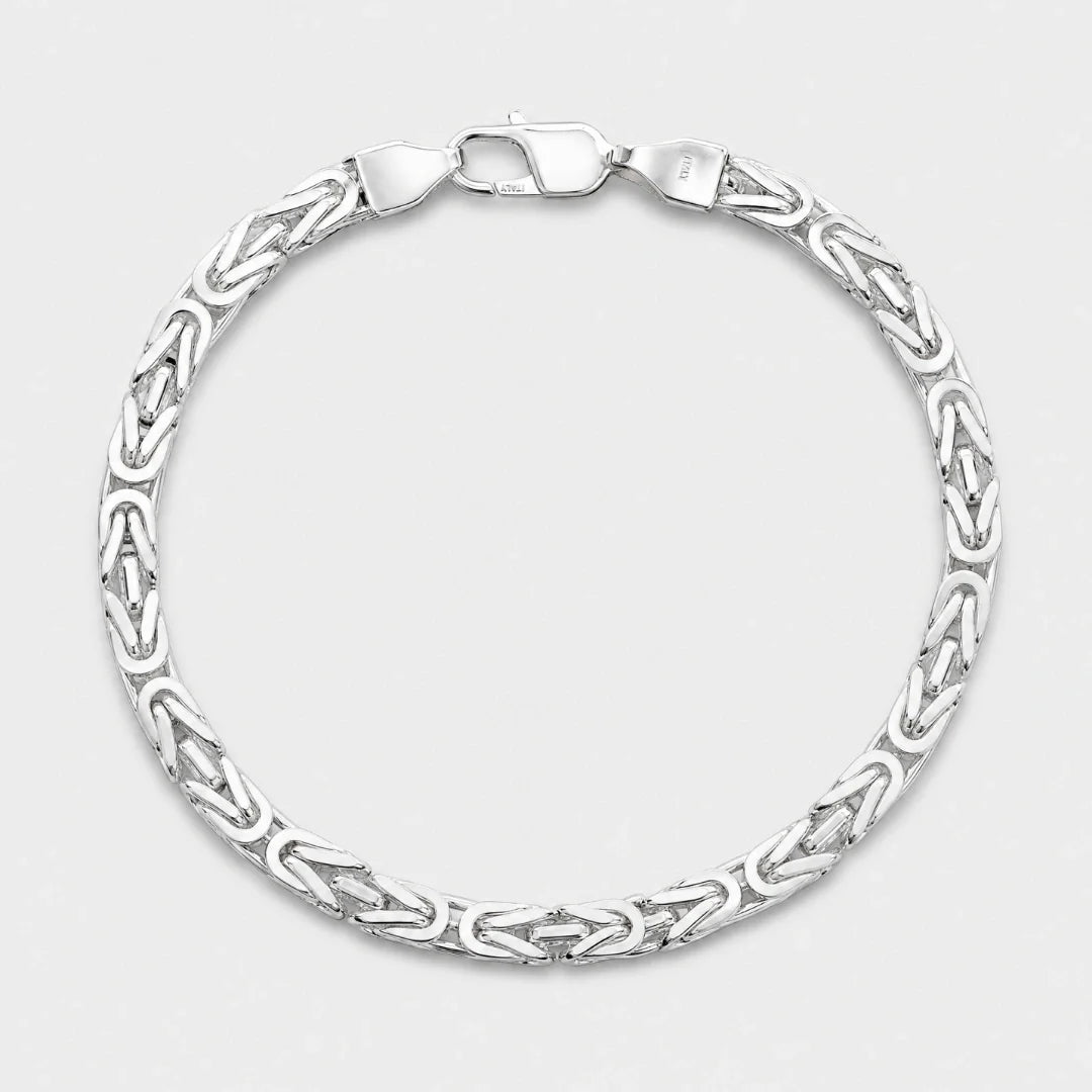Women's Byzantine Bracelet (Silver) - 6mm