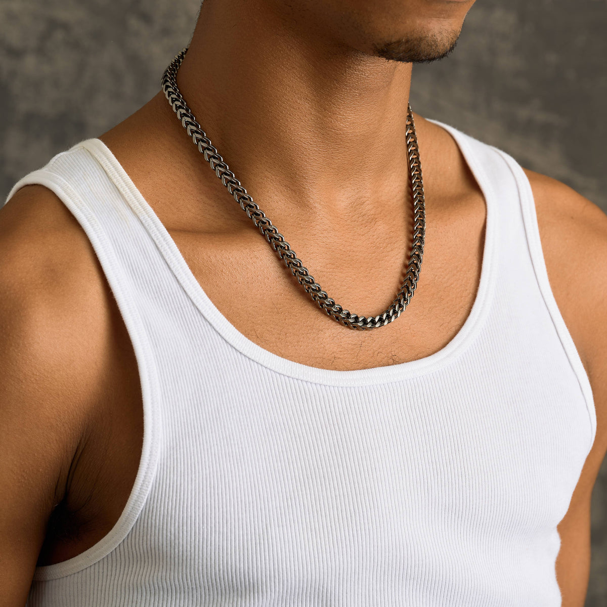 Franco Chain in Black - 6mm