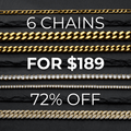 6 Chains for $189