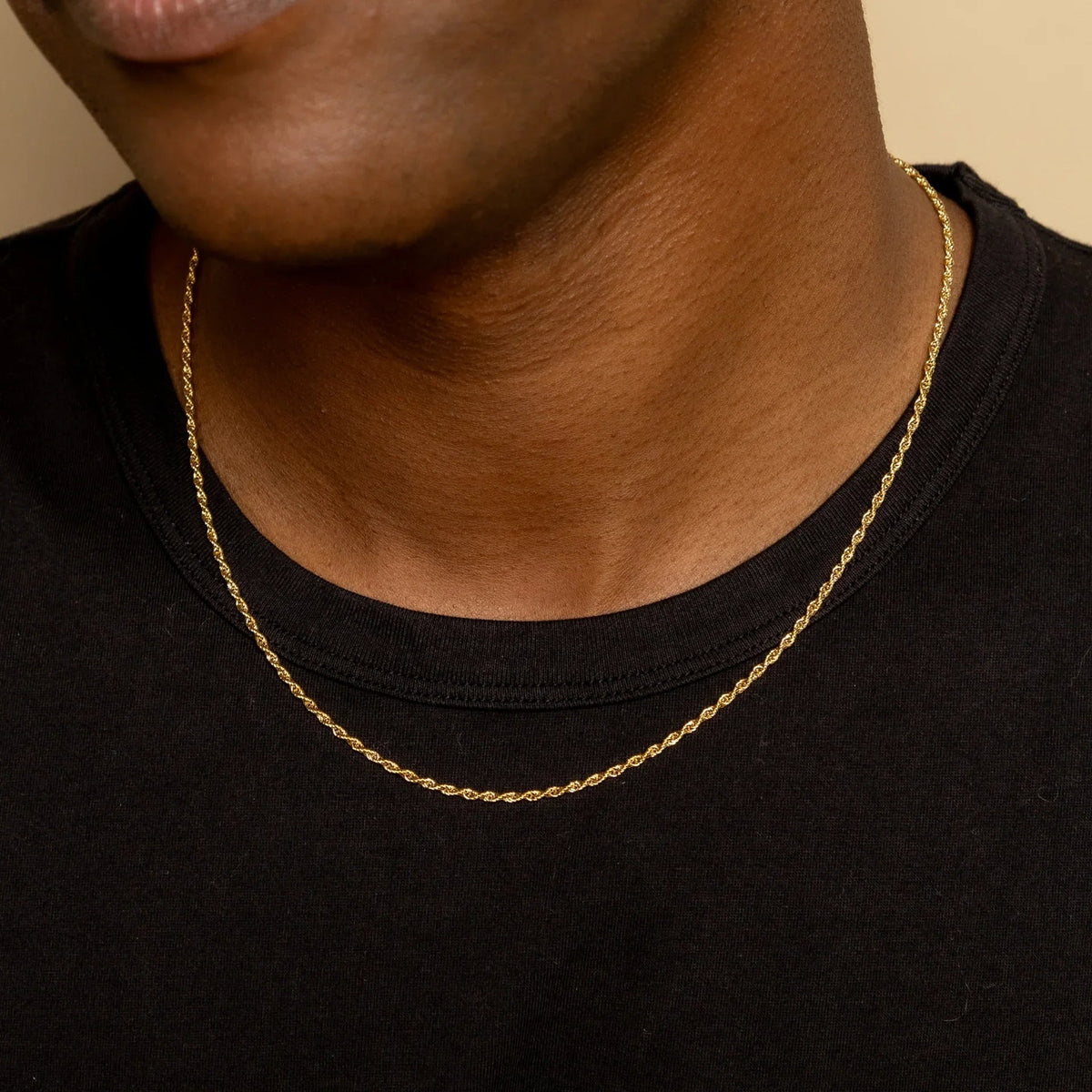 Mens Rope Chain - 2mm