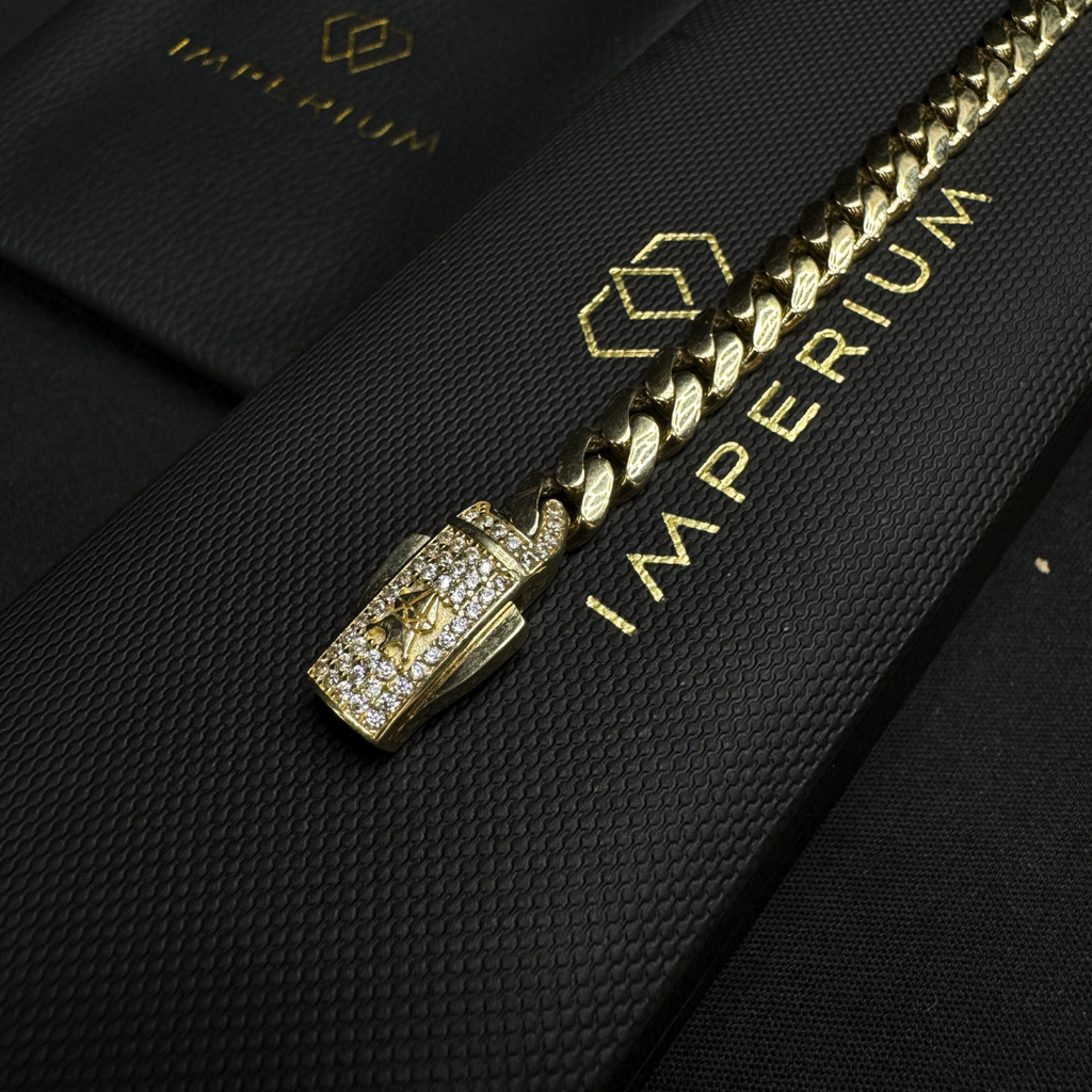 Solid Gold Cuban Link Bracelet - 7mm