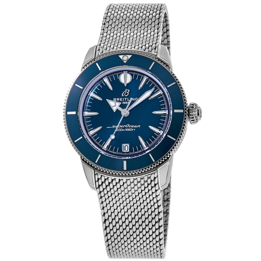 Breitling Superocean Heritage Automatic 36 Blue Dial on Bracelet Unisex Watch A10390161C1A1