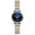 Fossil Women's Carlie Blue Dial Watch