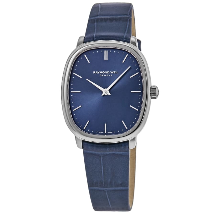 Raymond Weil Toccata Heritage Blue Dial Lether Strap Women's Watch 5280-STC-50001