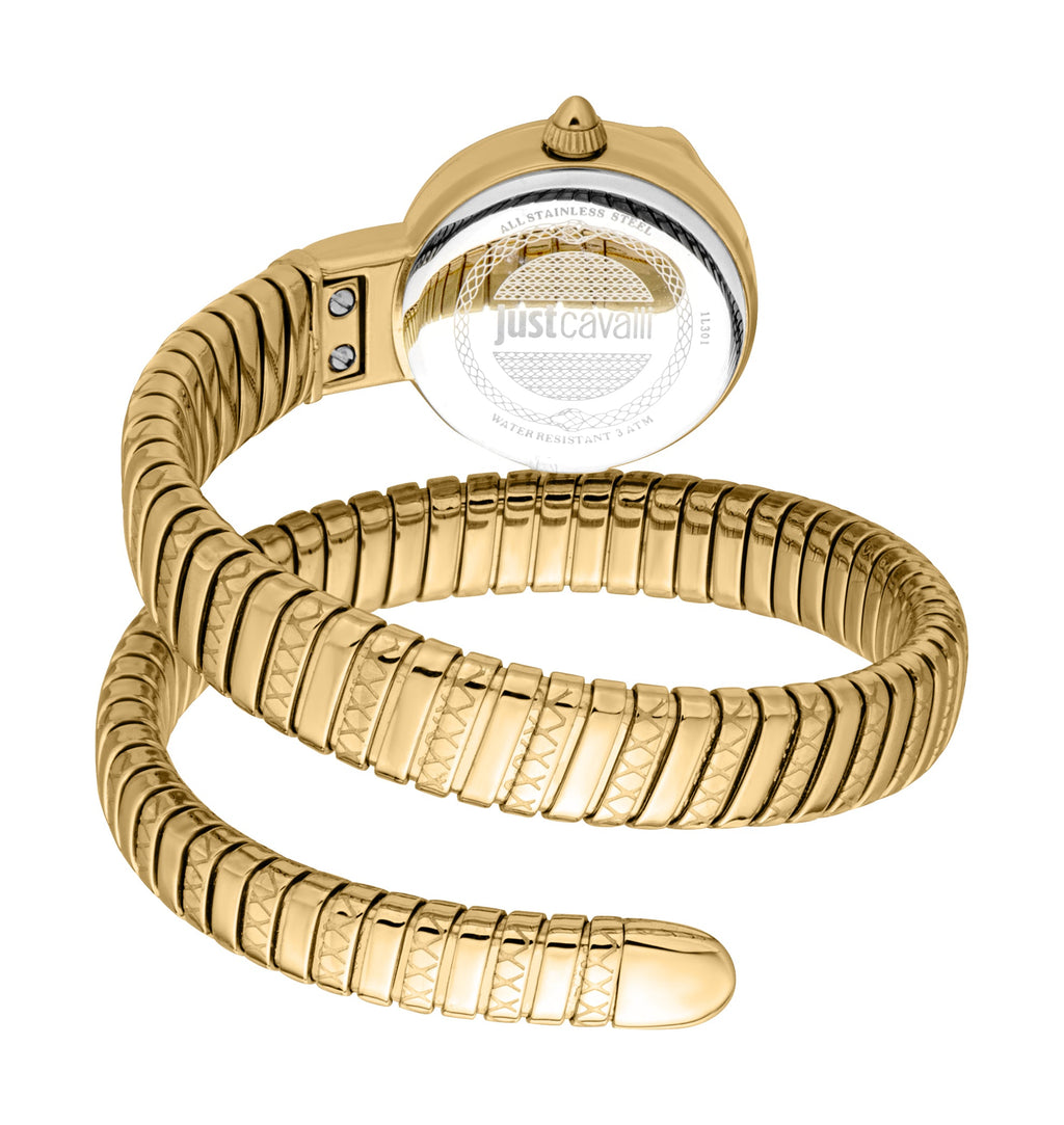 Just Cavalli Women's Snake 316L Stainless Steel Watch
