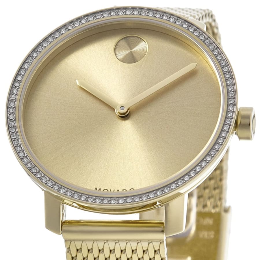 Movado Bold Yellow Gold Dial Steel Women's Watch 3600656