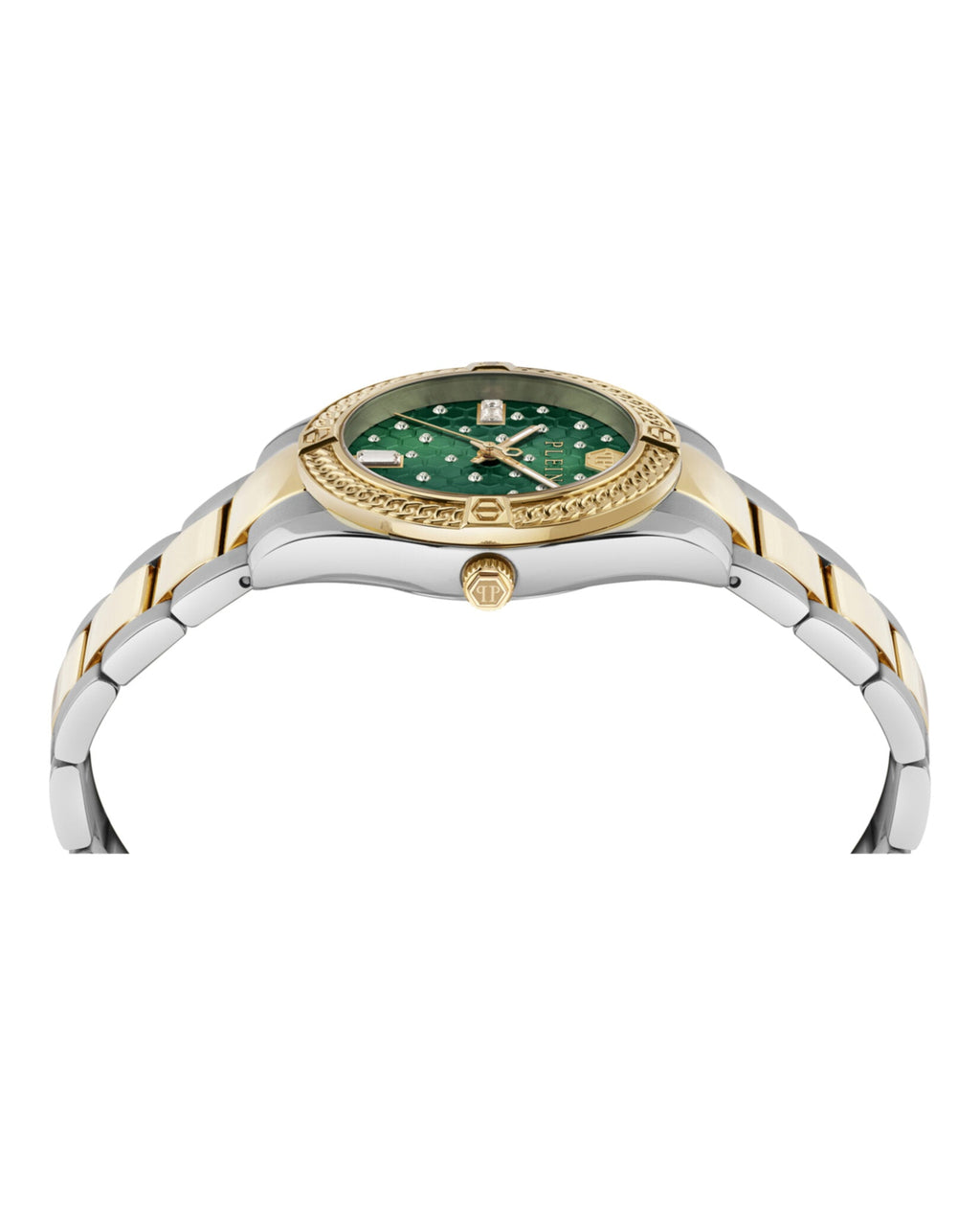 Plein Icon Chain Crystal Watch