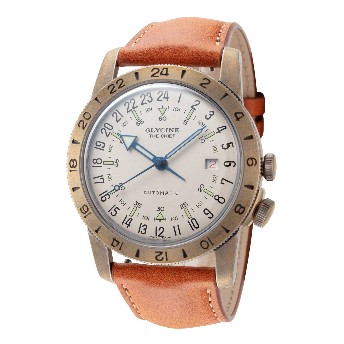 Glycine Men's Airman The Chief Purist 40mm Automatic Watch