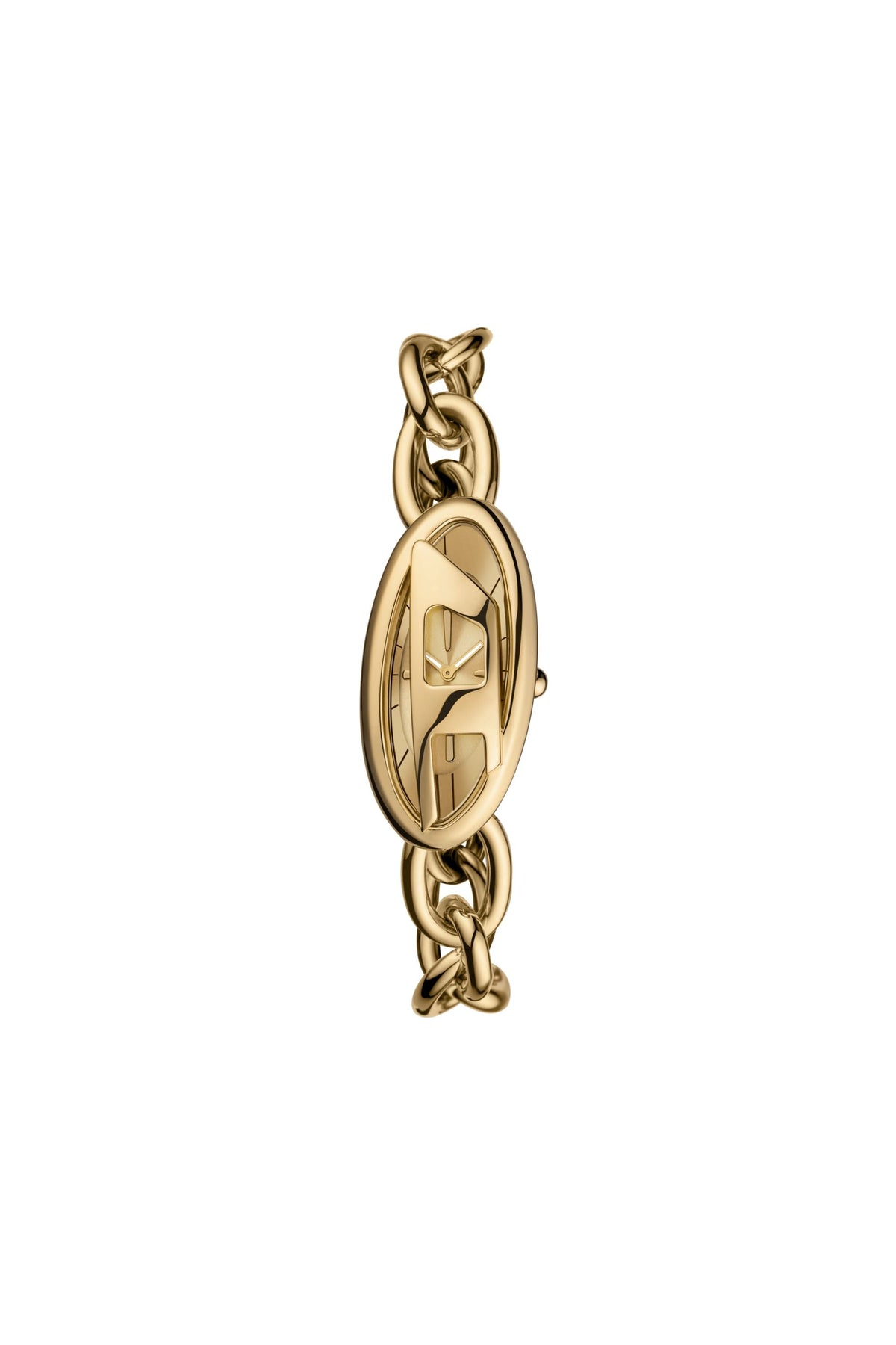 D-Era Two -Hand Gold-Tone Stainless Steel Watch