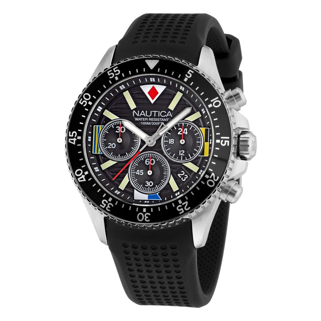Nautica Westport Recycled Silicone Chronograph Watch