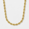 Rope Chain (Gold) - 6mm