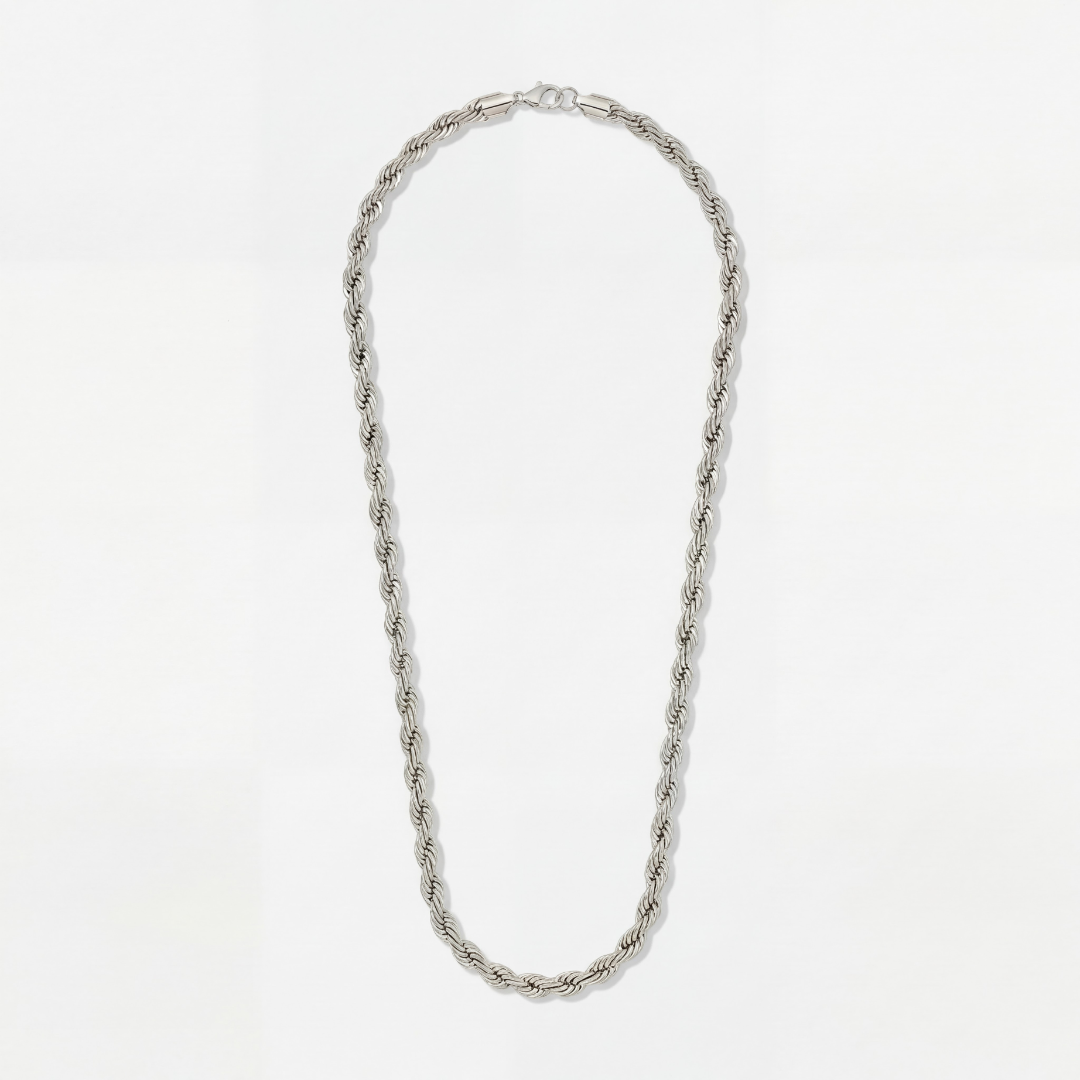 Rope Chain (Silver) - 6mm