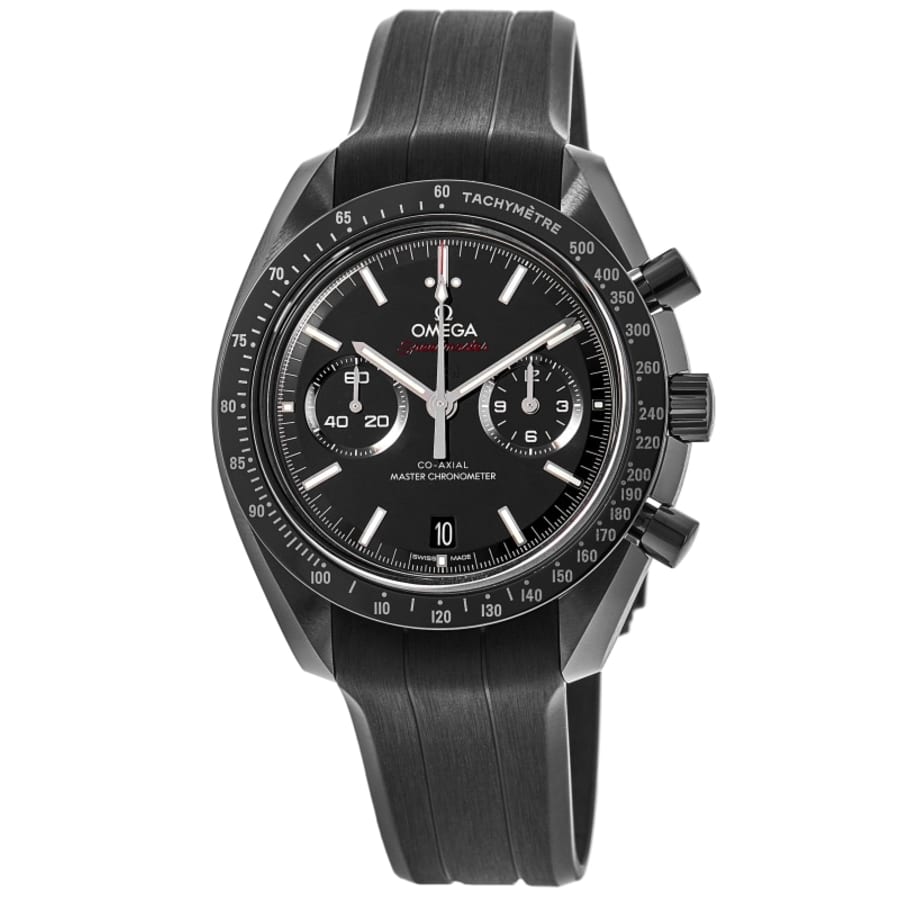 Omega Speedmaster Dark Side of the Moon Chronograph Black Dial Rubber Strap Men's Watch 310.92.44.51.01.004