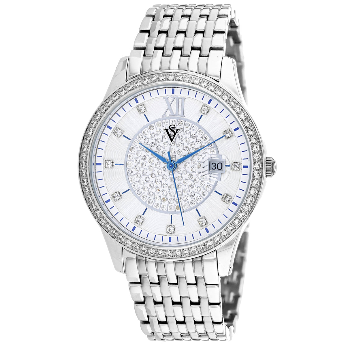 Christian Van Sant Women's Carla White Round 40mm