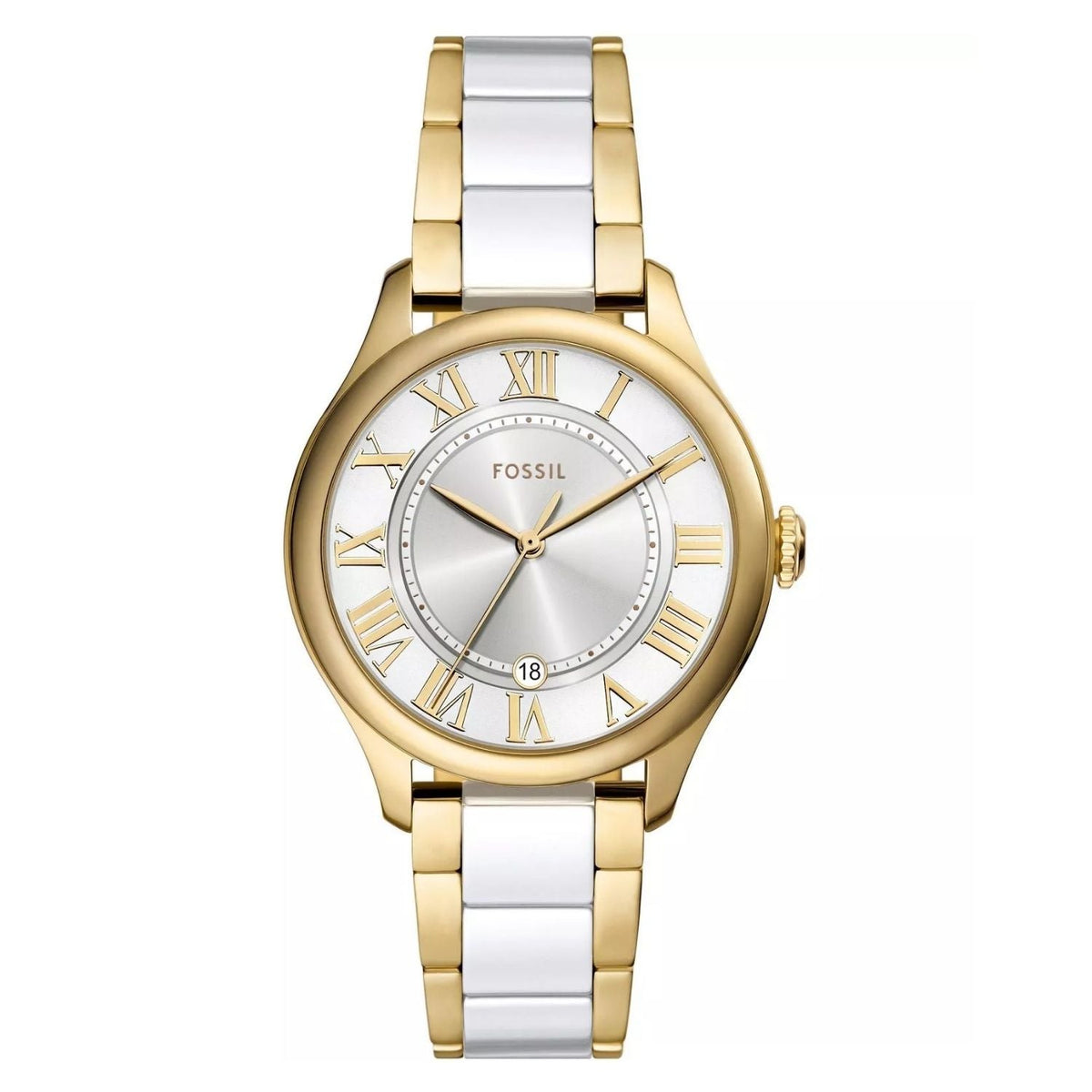 Fossil Women's Gilmore White Dial Watch