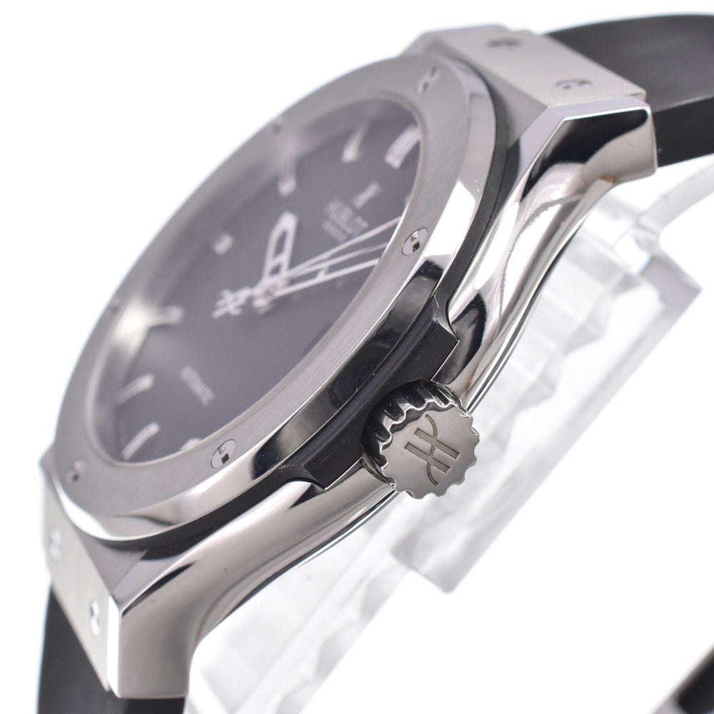 Hublot Classic Fusion Magic Automatic Ceramic And Rubber Watch (Pre-Owned)