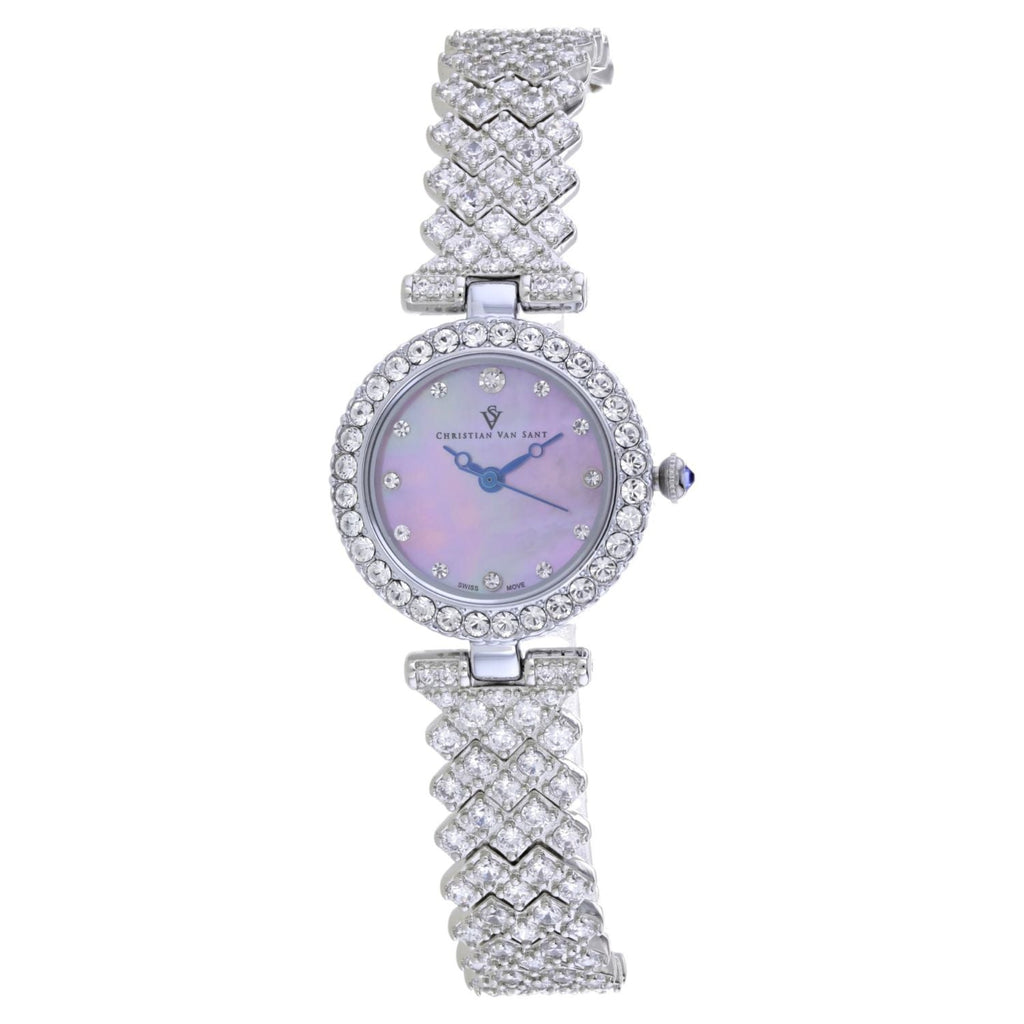 Christian Van Sant Women's Romana Pink Round 25mm