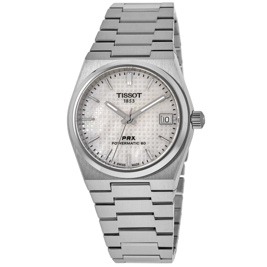 Tissot PRX Powermatic 80 Automatic White Dial Stainless Steel Women's Watch T137.207.11.111.00