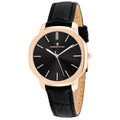 Christian Van Sant Women's Octave Slim Black Round 37mm