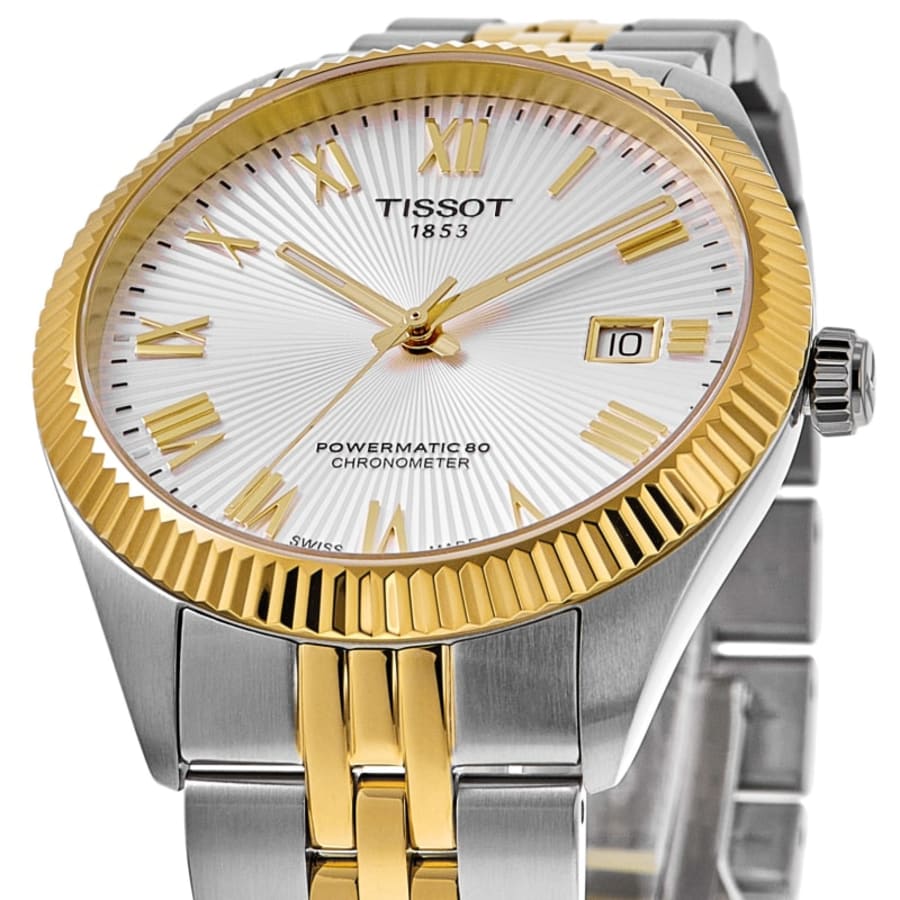 Tissot Ballade Automatic 39mm Silver Dial Two-Tone Stainless Steel Men's Watch T156.408.22.033.00