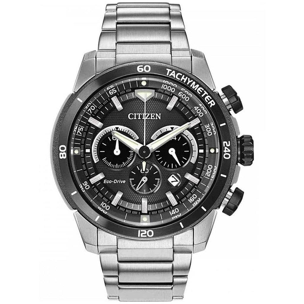Citizen Men's Ecosphere Eco-Drive Black Dial Watch