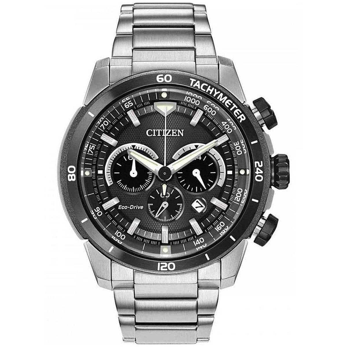 Citizen Men's Ecosphere Eco-Drive Black Dial Watch