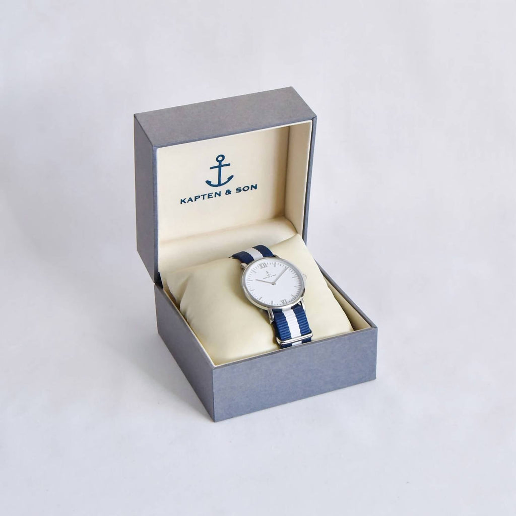 Unisex - Campina Watch In Darkblue/silver