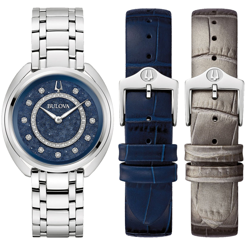 Bulova Women's Classic Duality Blue Dial Watch