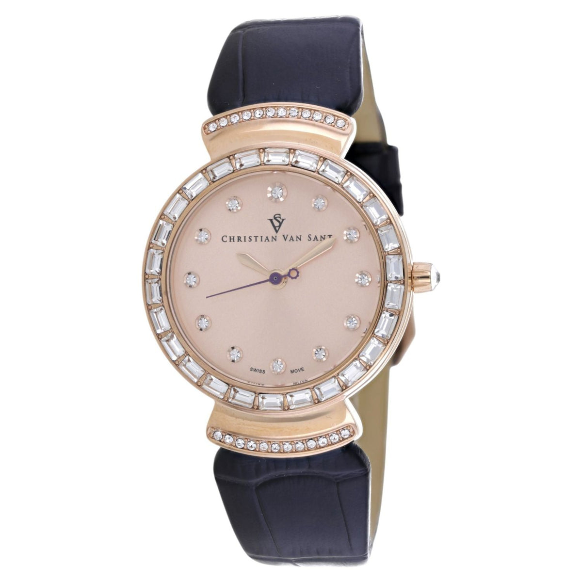 Christian Van Sant Women's Nova Rose Gold Round 34mm