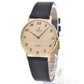 Rolex Cellini Round Quartz yellow gold And Alligator Watch (Pre-Owned)
