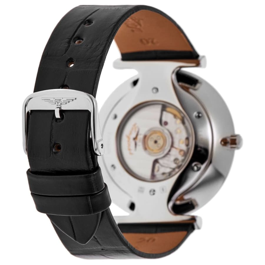 Longines La Grande Classique Automatic Black Dial Leather Strap Men's Watch L4.918.4.51.2